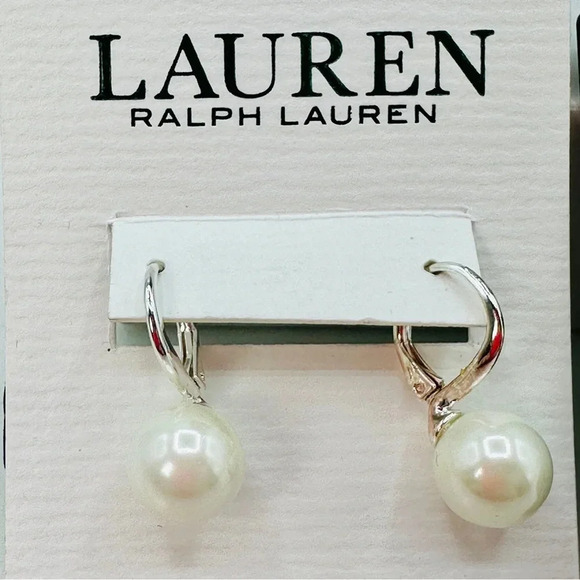 Lot of 3 New Pierced Earrings Ralph Lauren Pearl Drop Francescas The Lim… - Picture 3 of 14